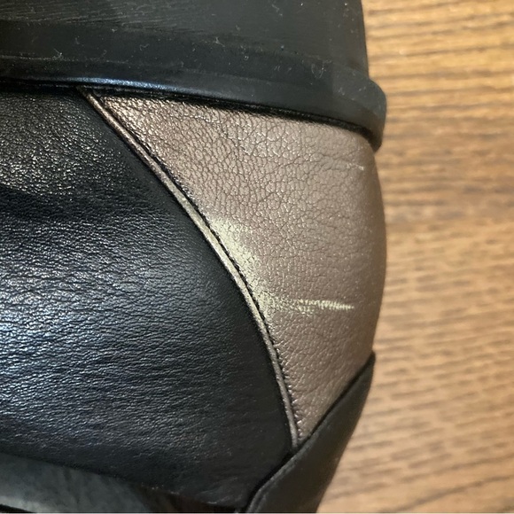DANSKO Sz 41 Two Toned Ankle  Wrap Leather Comfort Stylish Shoes - Picture 4 of 11
